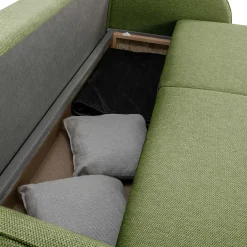 PGS Bari 3-Sitzer Sofa 215x100x88cm - mit Stauraum - oliv