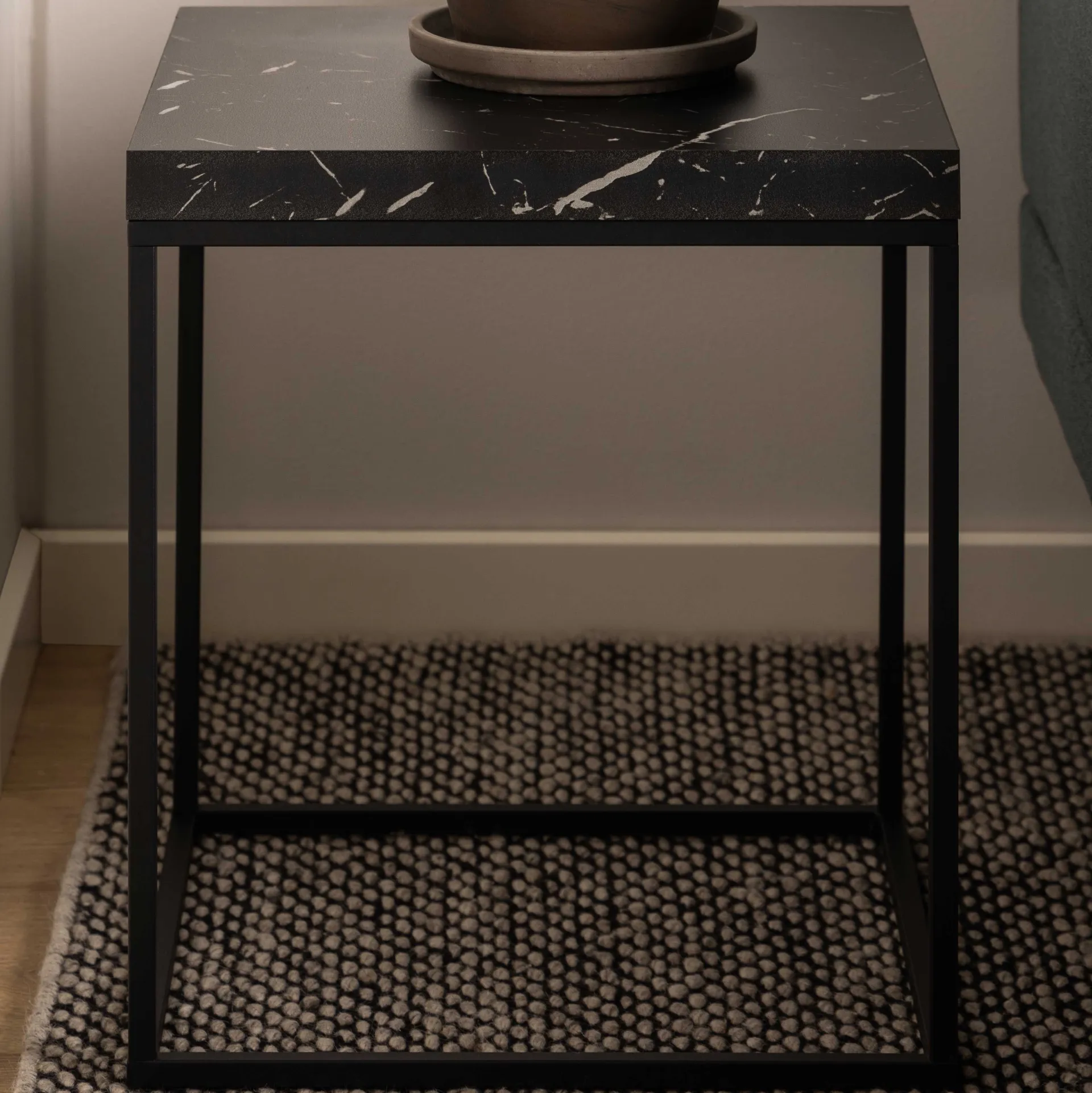 Emob Barossa Couchtisch - 40x40x45cm - er Marmor