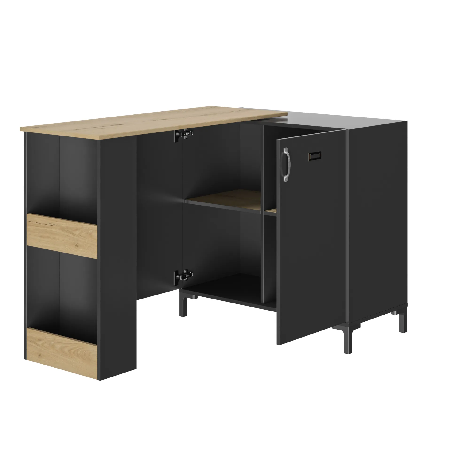 Gautier - Diagone Barschrank Manchester | 60 x 60 x 40 cm | Helvezia Oak Design