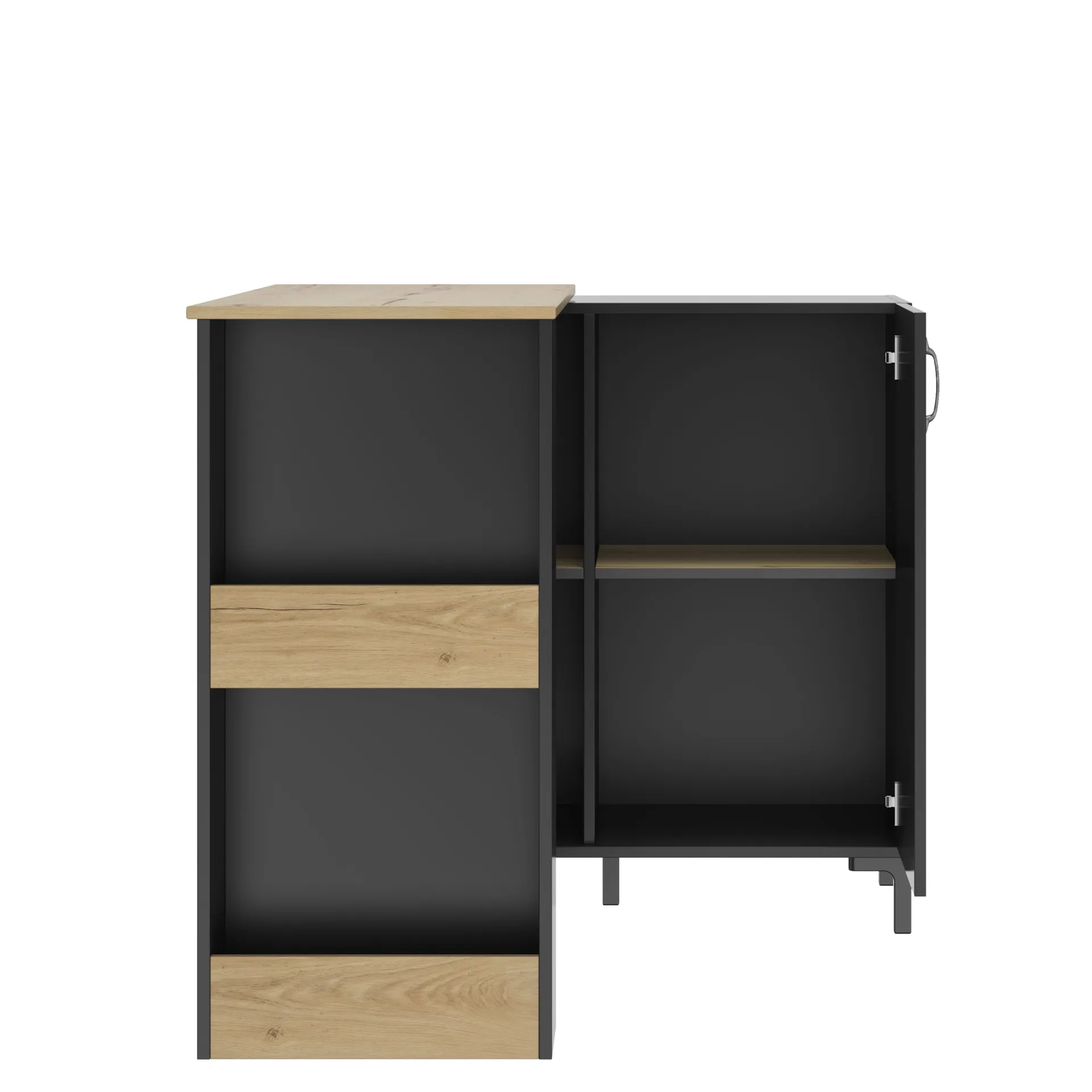 Gautier - Diagone Barschrank Manchester | 60 x 60 x 40 cm | Helvezia Oak Design