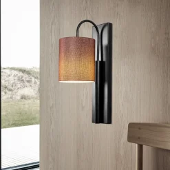 Emob Baston Wandleuchte | METALLGEHÄUSE | , Braun