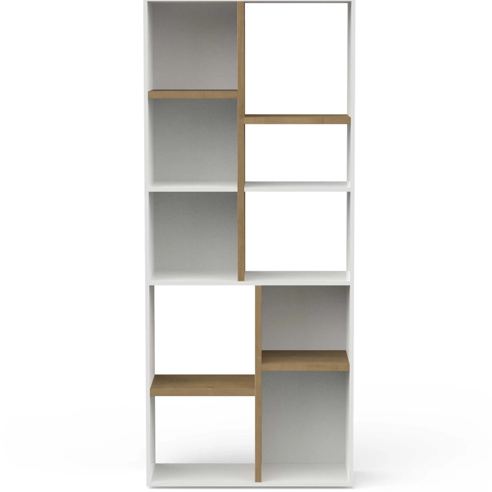 Bücherregal Access | 77,9 x 36 x 182,8 cm | Weiß
