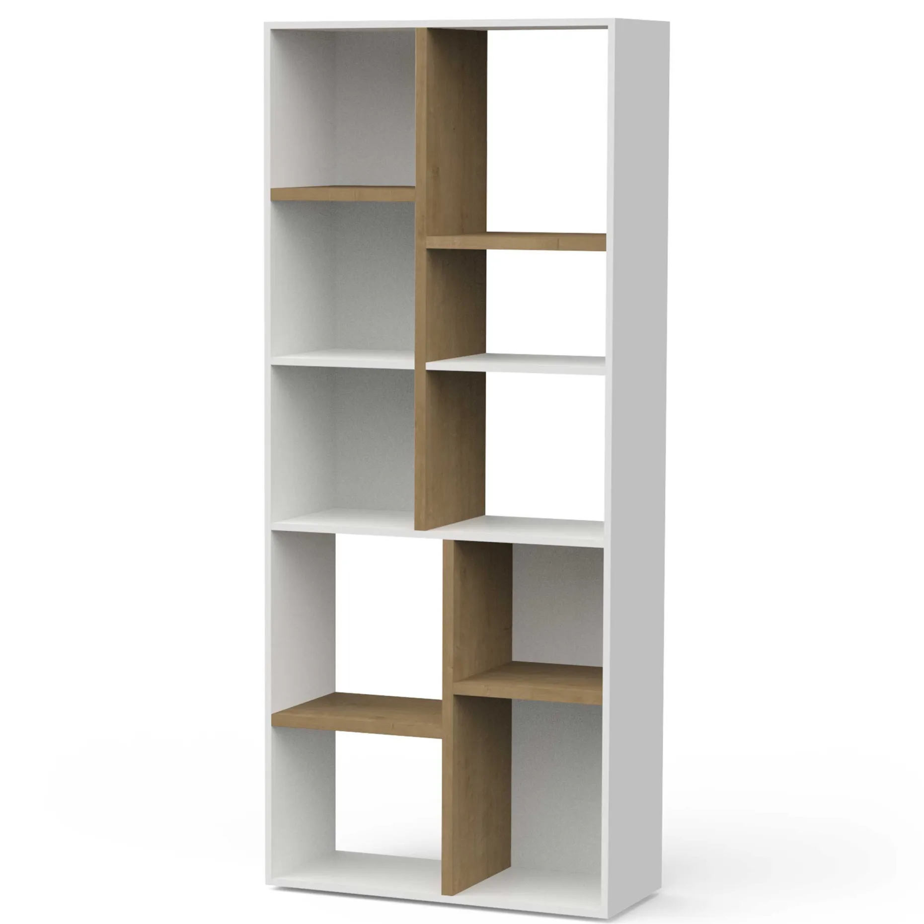 Bücherregal Access | 77,9 x 36 x 182,8 cm | Weiß