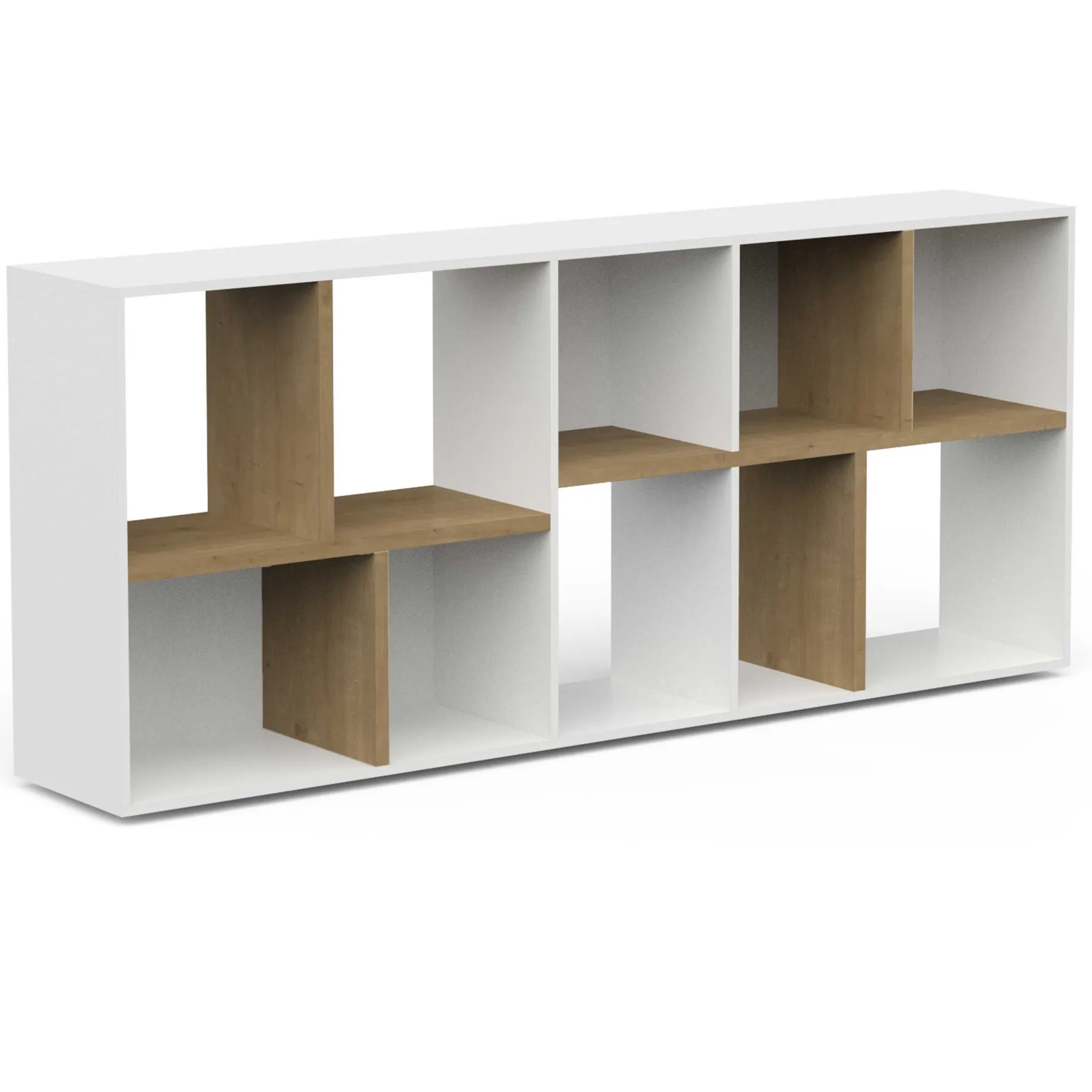 Bücherregal Access | 77,9 x 36 x 182,8 cm | Weiß