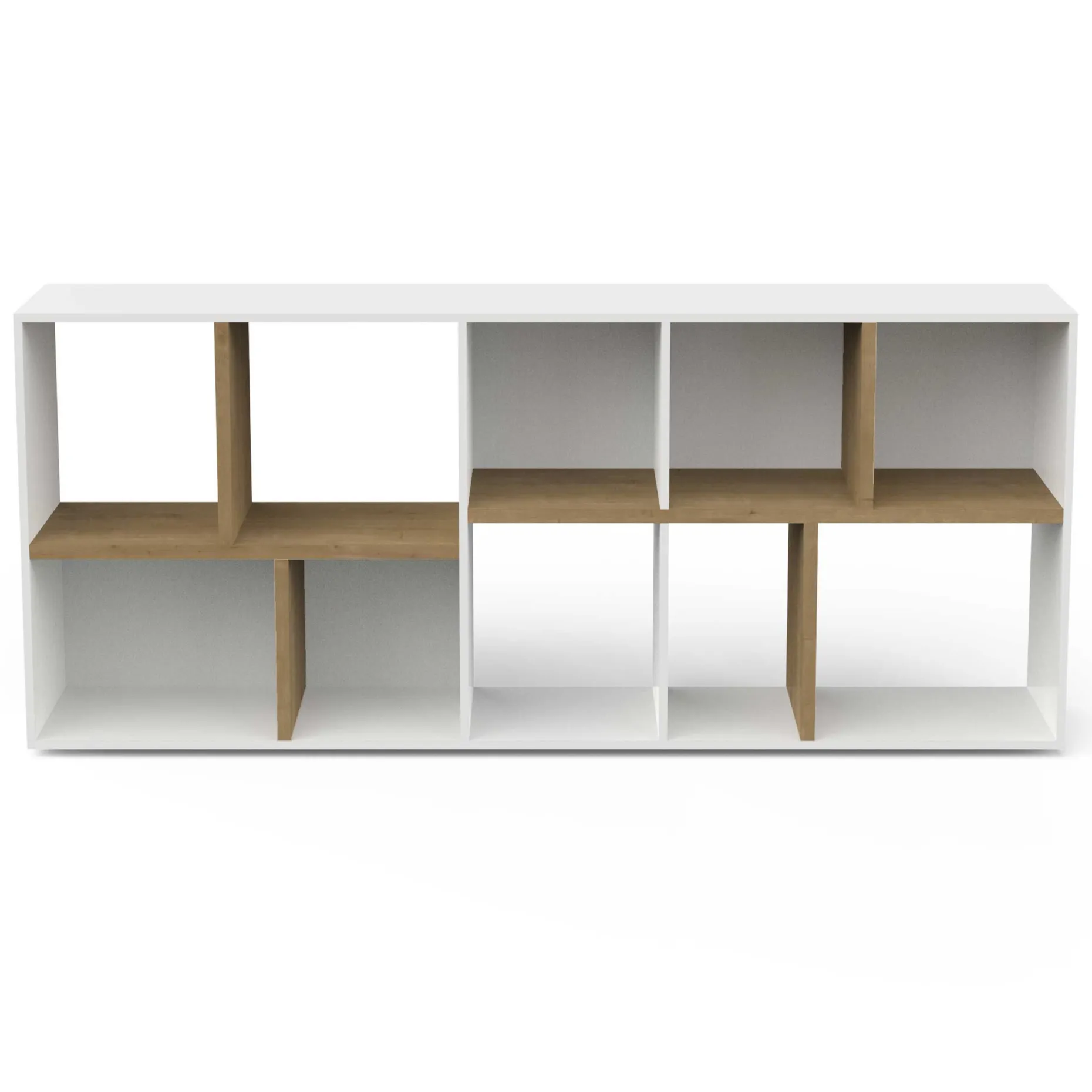 Bücherregal Access | 77,9 x 36 x 182,8 cm | Weiß