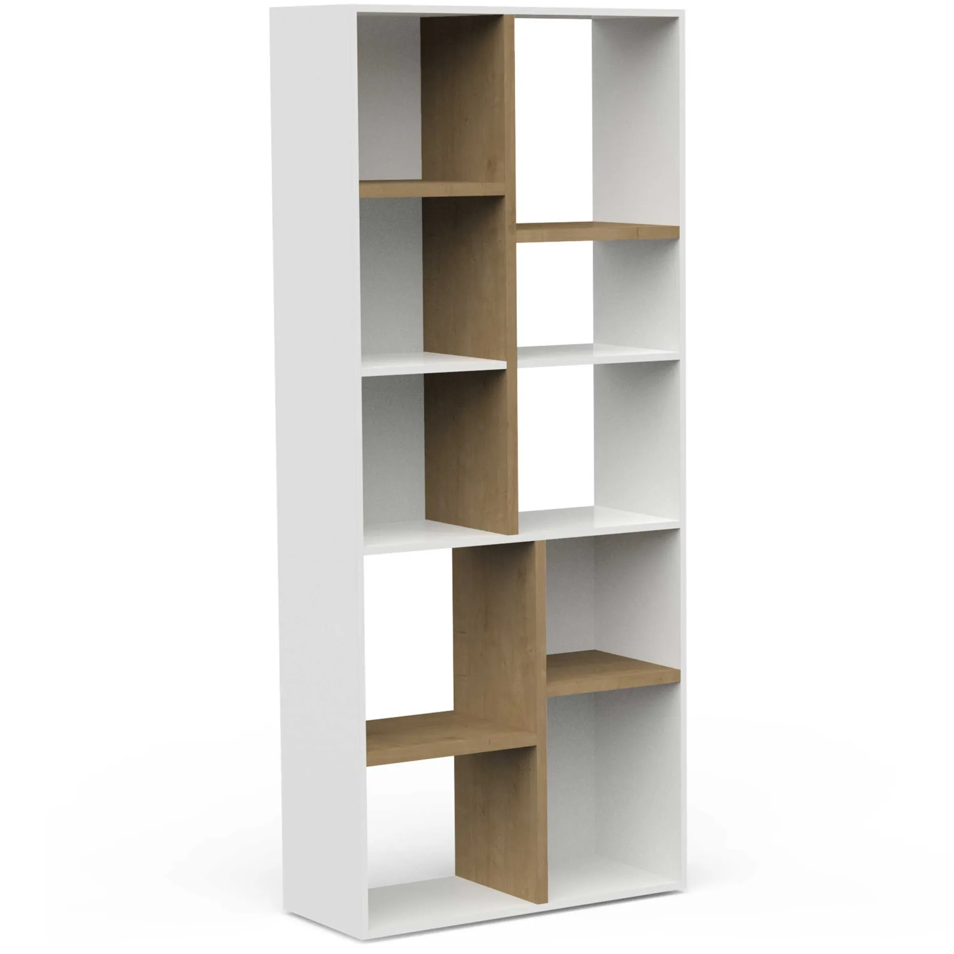 Bücherregal Access | 77,9 x 36 x 182,8 cm | Weiß