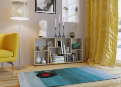 Bücherregal Azira 116 cm 6 offene Fächer-Sonoma Eiche