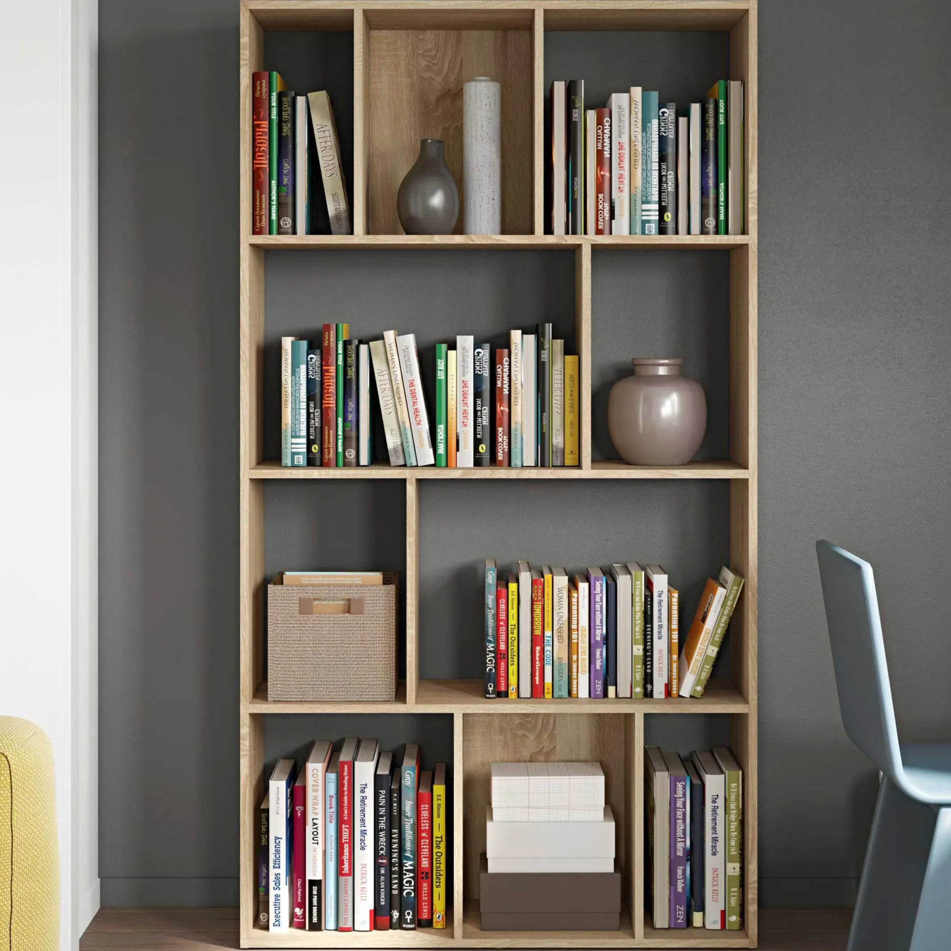 Bücherregal Calgary - Eiche