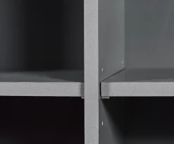 Bücherregal Eden 81cm 4 Schubladen - graphitgrau