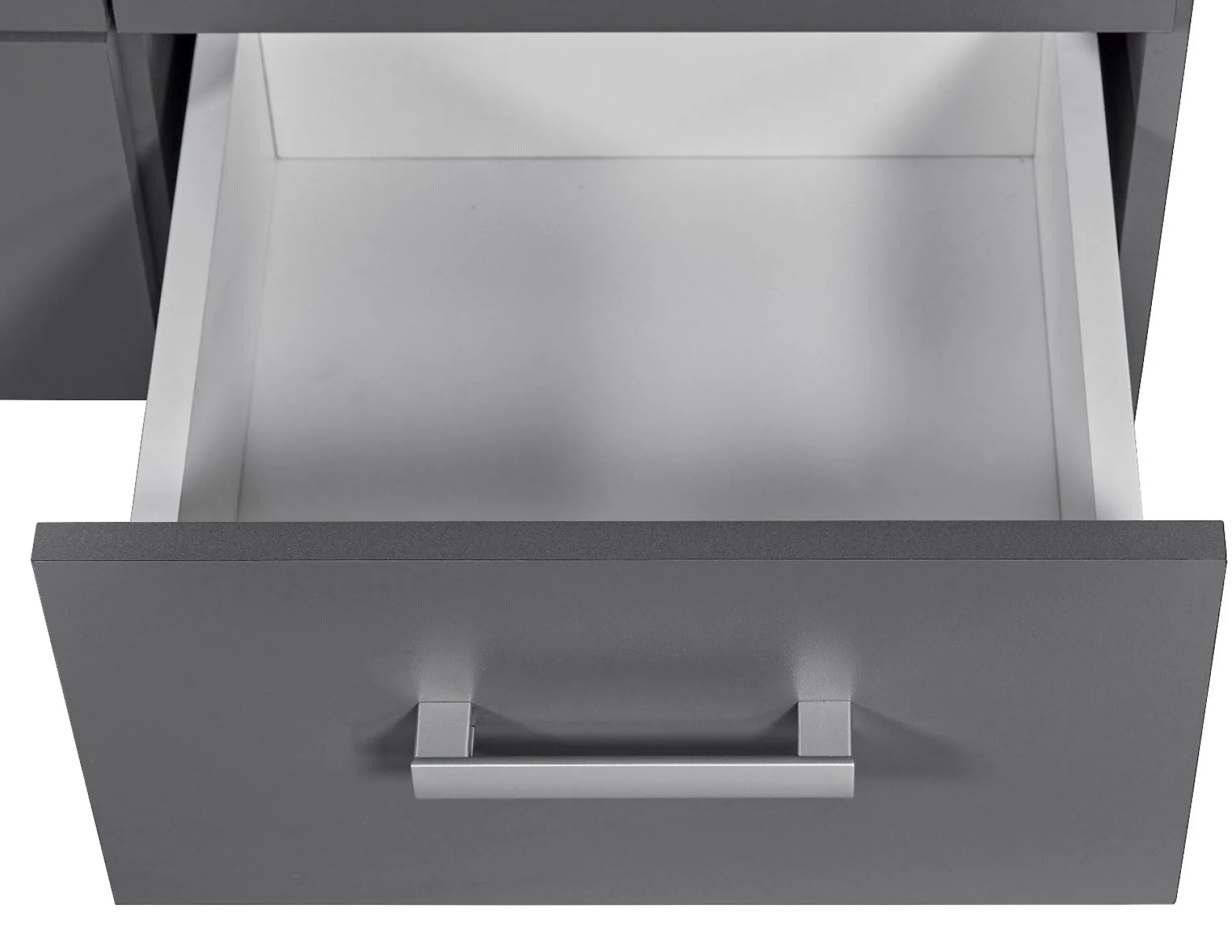 Bücherregal Eden 81cm 4 Schubladen - graphitgrau
