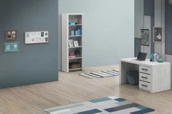 Kinder Emob Bücherregal Elvira 70cm - Eiche weiß