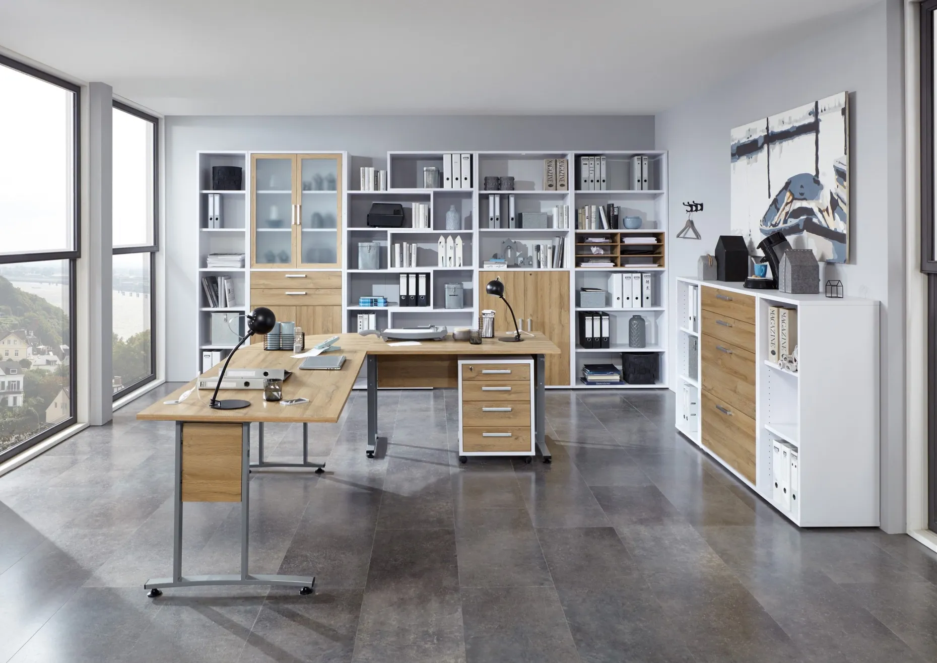 Bücherregal Gabi - 3 Fächer schmal