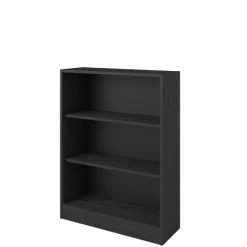 Bücherregal Hobby 104 cm-2 Fachböden-schwarz