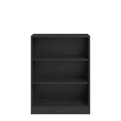 Bücherregal Hobby 104 cm-2 Fachböden-schwarz