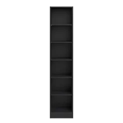 Bücherregal Hobby Länge 41 cm-5 Fachböden-schwarz