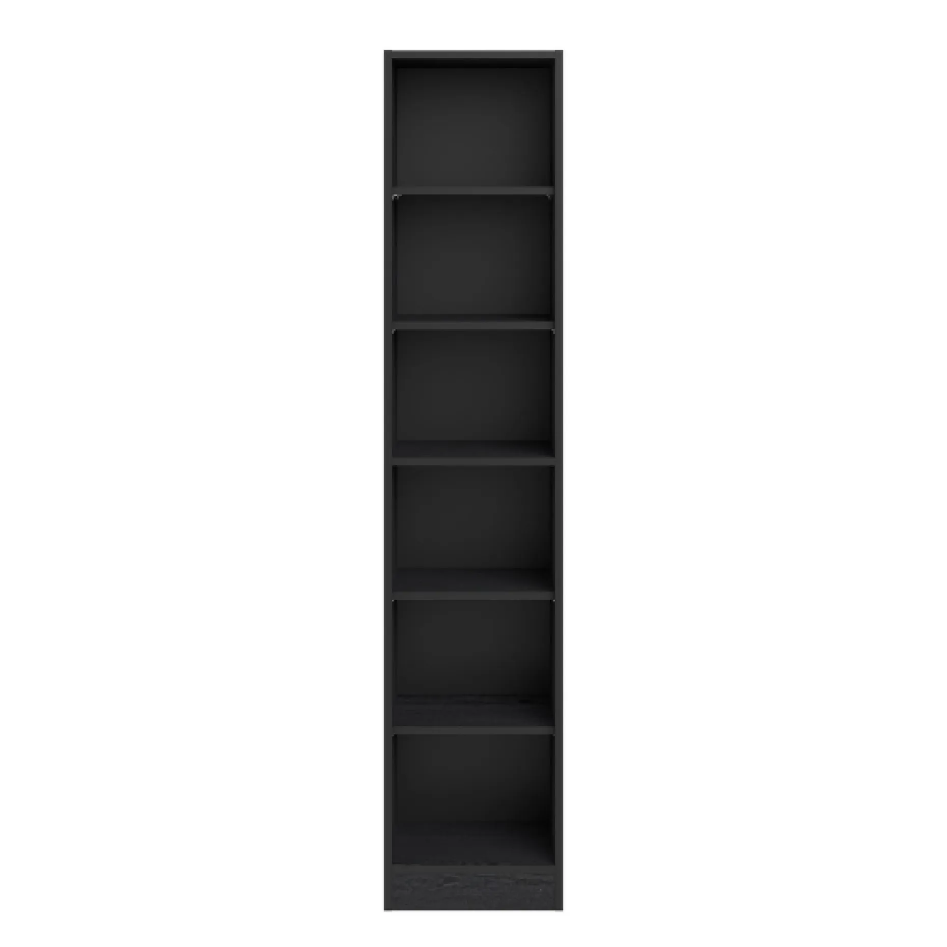 Bücherregal Hobby Länge 41 cm-5 Fachböden-schwarz