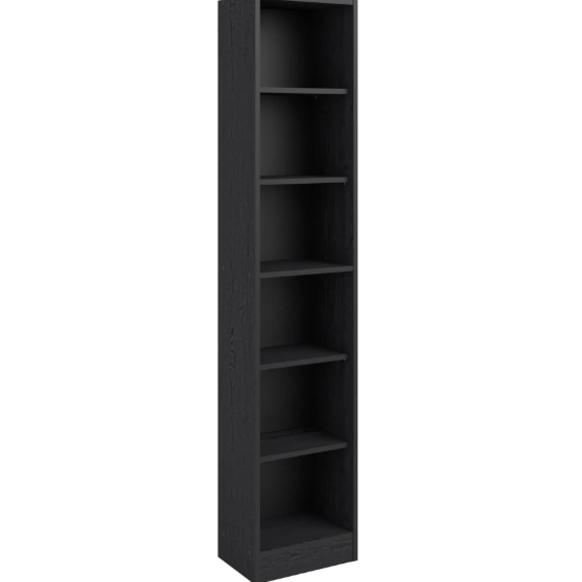 Bücherregal Hobby Länge 41 cm-5 Fachböden-schwarz