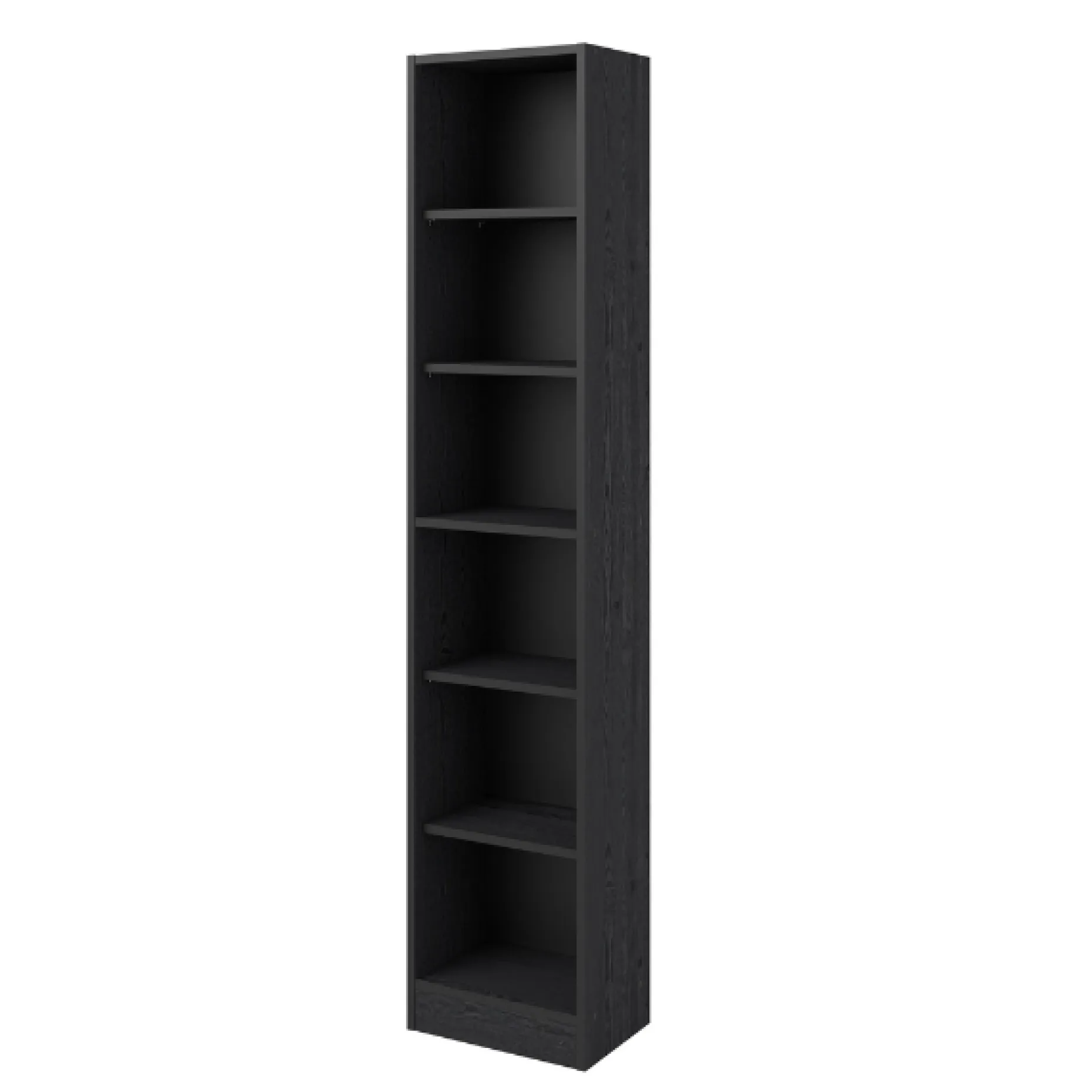 Bücherregal Hobby Länge 41 cm-5 Fachböden-schwarz