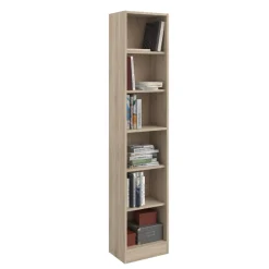 Bücherregal Hobby Länge 41 cm-5 Fachböden Eiche