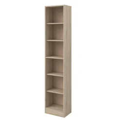 Bücherregal Hobby Länge 41 cm-5 Fachböden Eiche