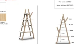 Kinder Vipack Bücherregal Kiddy Skandinavisch - /den