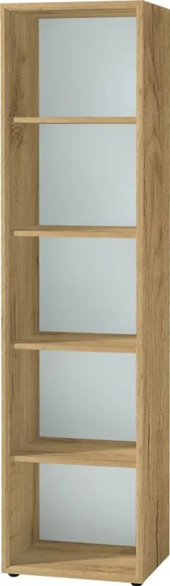 Bücherregal Mouna 50cm - Eiche/Weiß