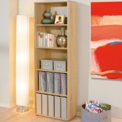 Bücherregal Parini 5 Fächer - Eiche