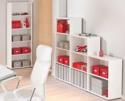 Bücherregal Parini 2 Fächer - weiß