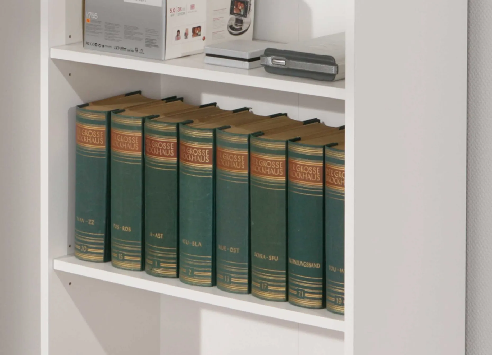 Bücherregal Parini 3 Fächer - weiß