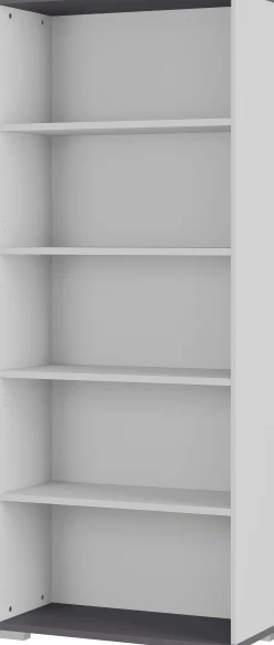 Bücherregal Presley 80cm - hellgrau