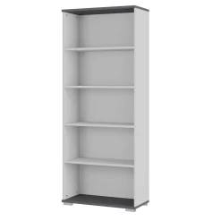 Bücherregal Presley 80cm - hellgrau