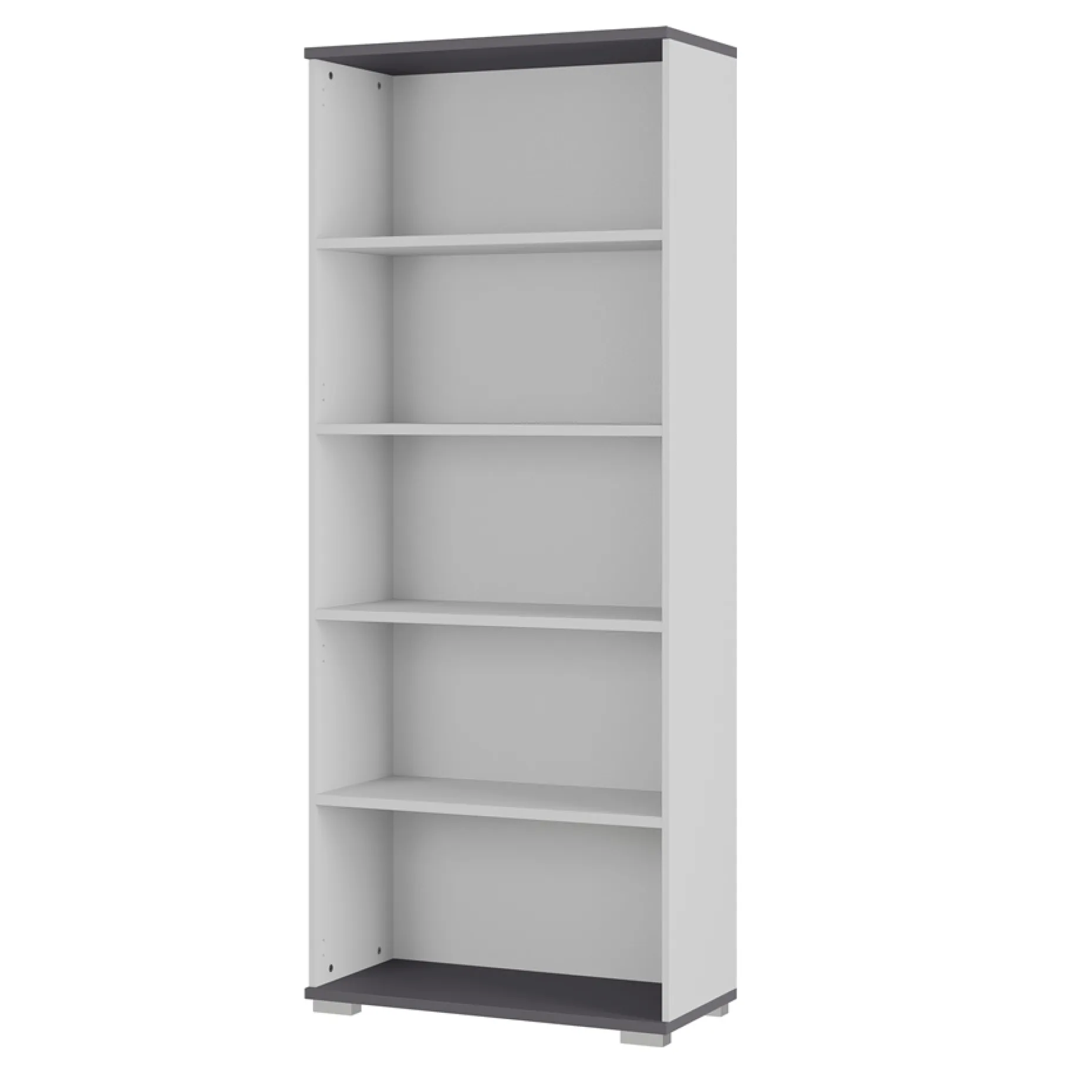 Bücherregal Presley 80cm - hellgrau