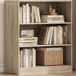 Bücherregal Stacy 72 cm 2 Fachböden-sonoma Eiche
