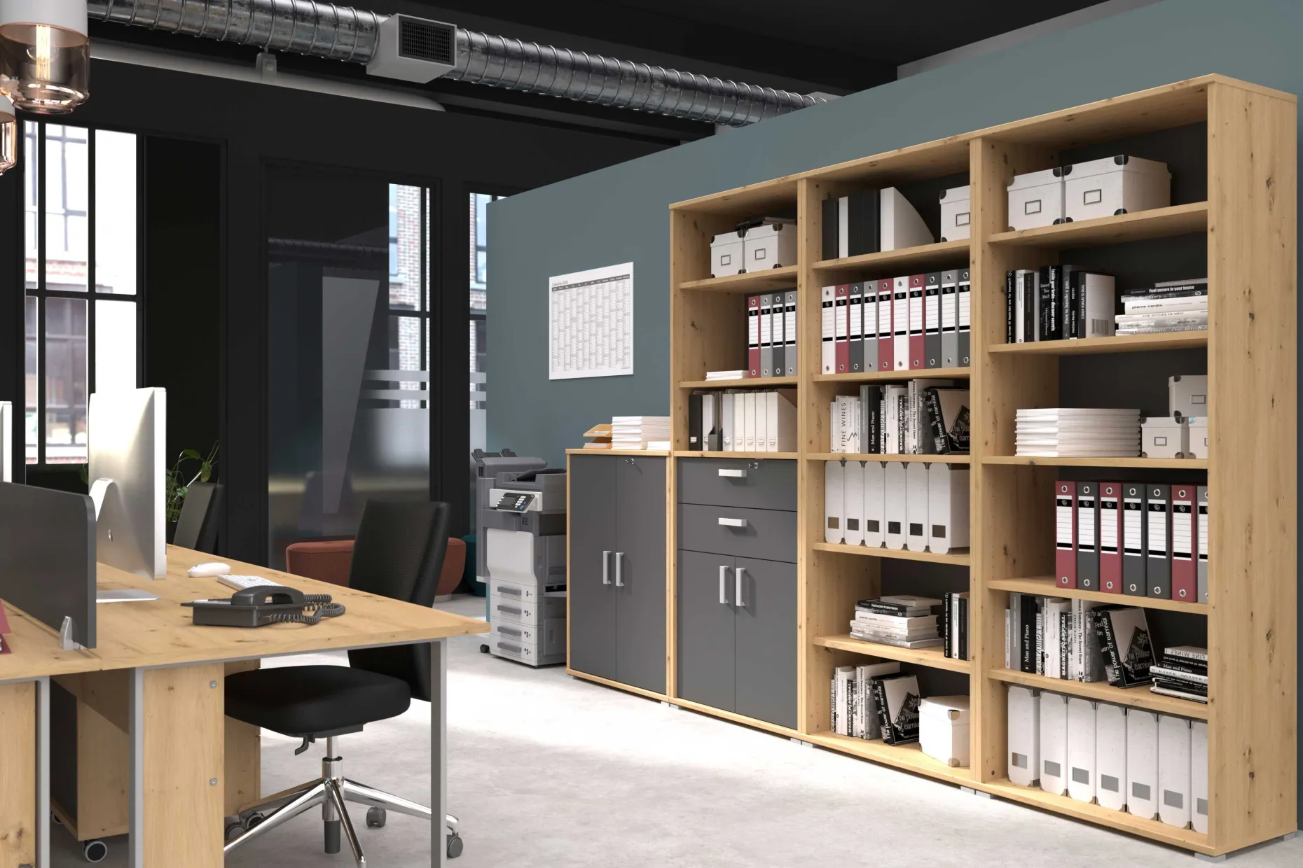 Bücherregal The Office 3 Fächer