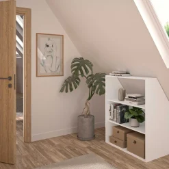 Bücherregal Under - 91x50x110cm - weiß