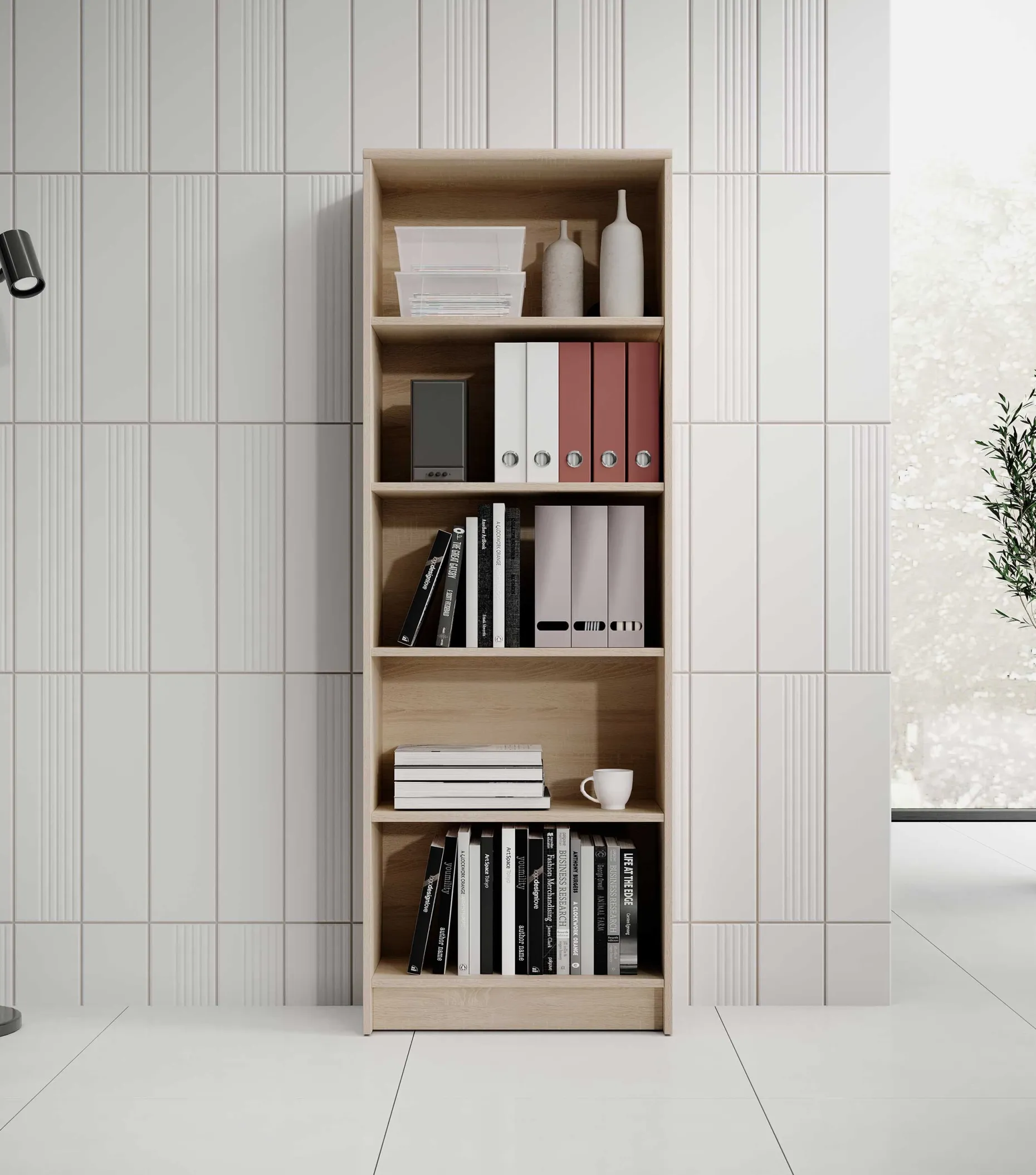Bücherregal Viviane 60x172cm - Eiche