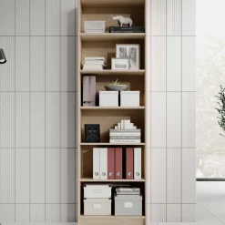 Bücherregal Viviane 60x202cm - Eiche