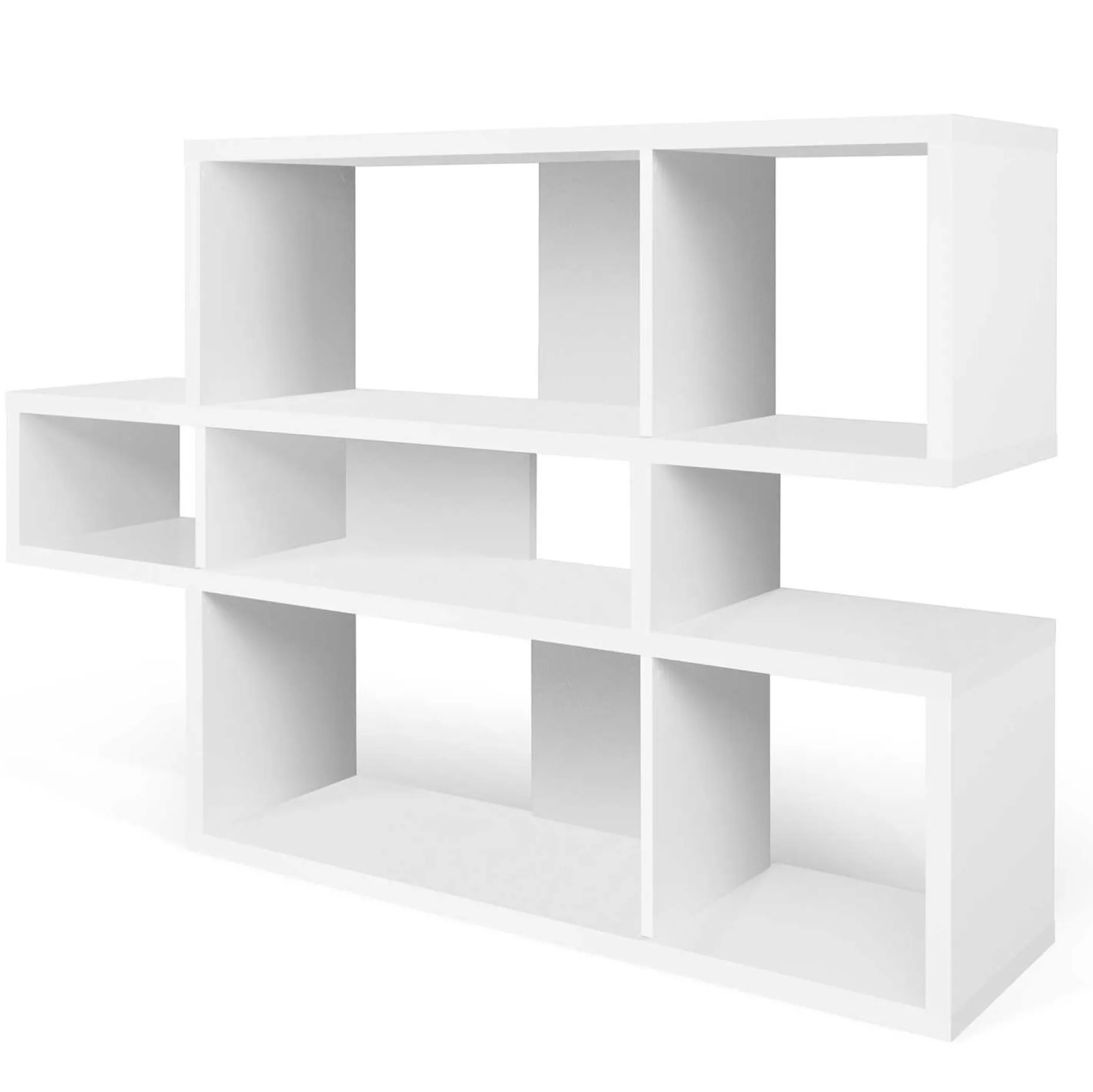 Bücherschrank Lisbon 1 - weiß
