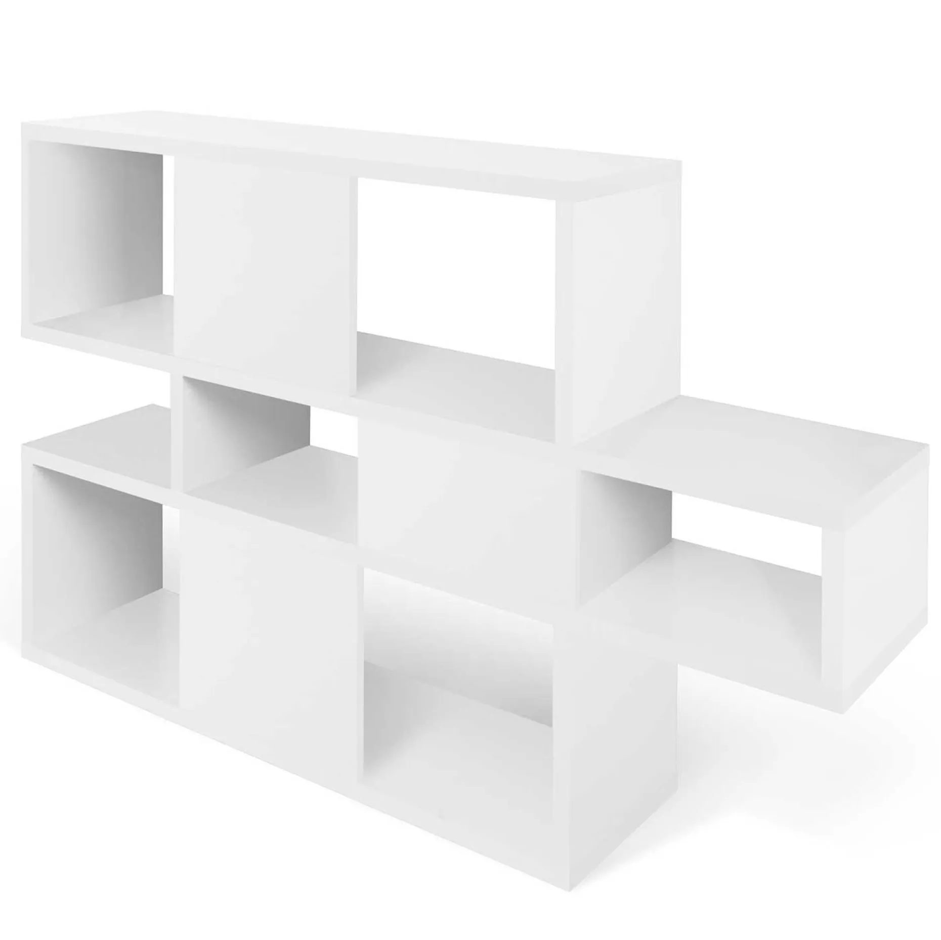 Bücherschrank Lisbon 1 - weiß