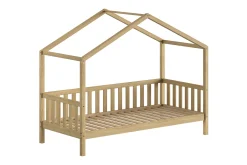 Bedhouse Dallas - 90x200 mit Bettkasten - Eiche massiv
