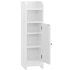 Beistellschrank Maddy | 18 x 20 x 80 cm | Weiß