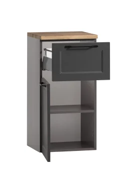 Beistellschrank Meran | 40 x 35 x 79 cm | Grau