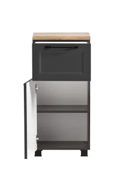 Beistellschrank Meran | 40 x 35 x 79 cm | Grau