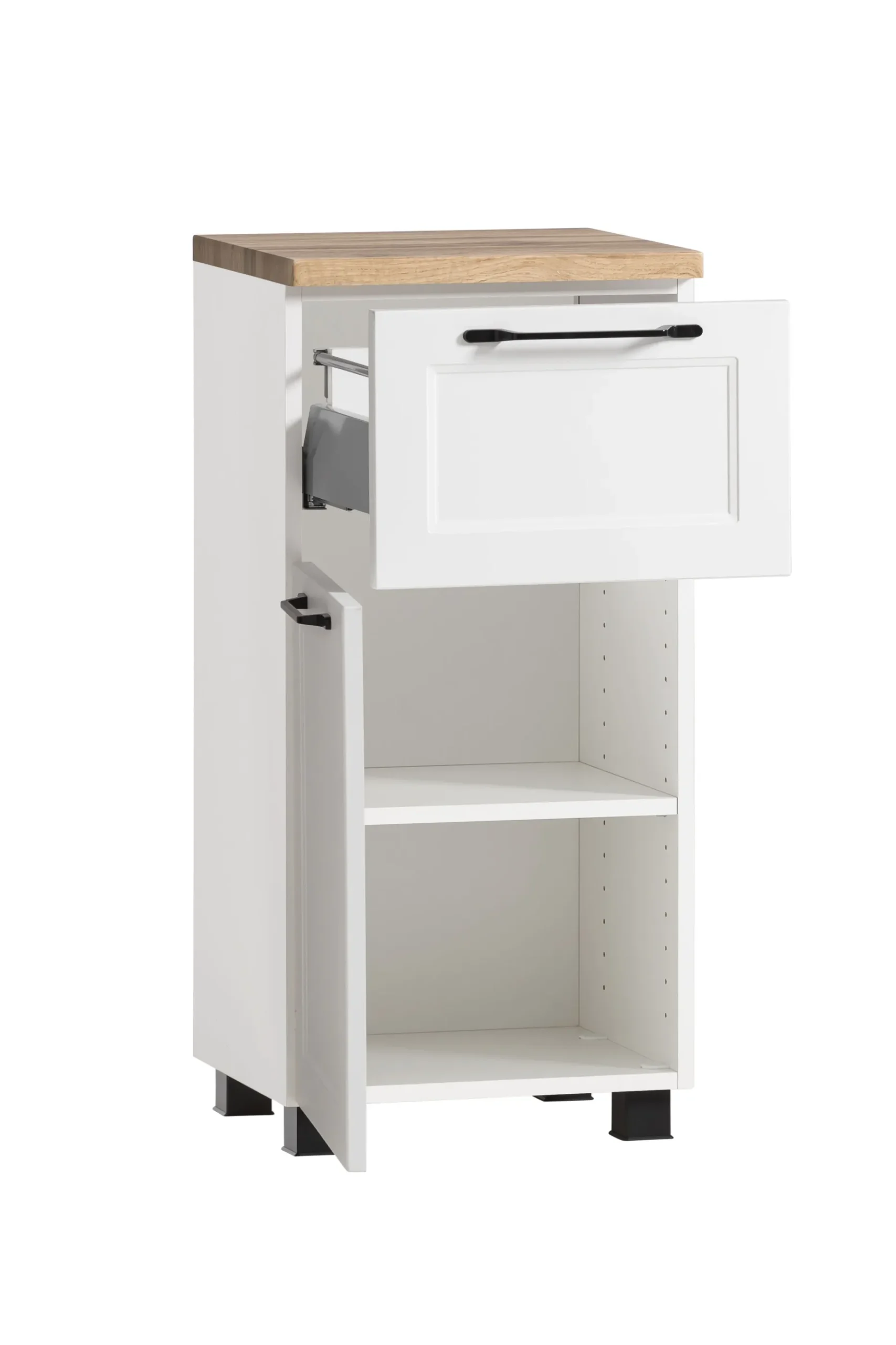 Beistellschrank Meran | 40 x 35 x 79 cm | Weiß