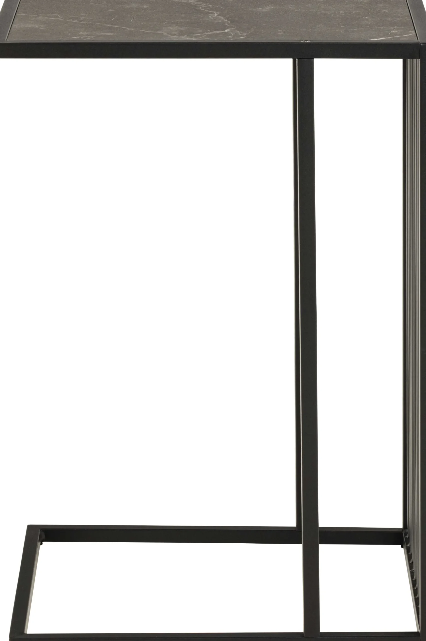 Emob Beistelltisch aus em Marmor, Drahtgestell, 35x43x63 cm