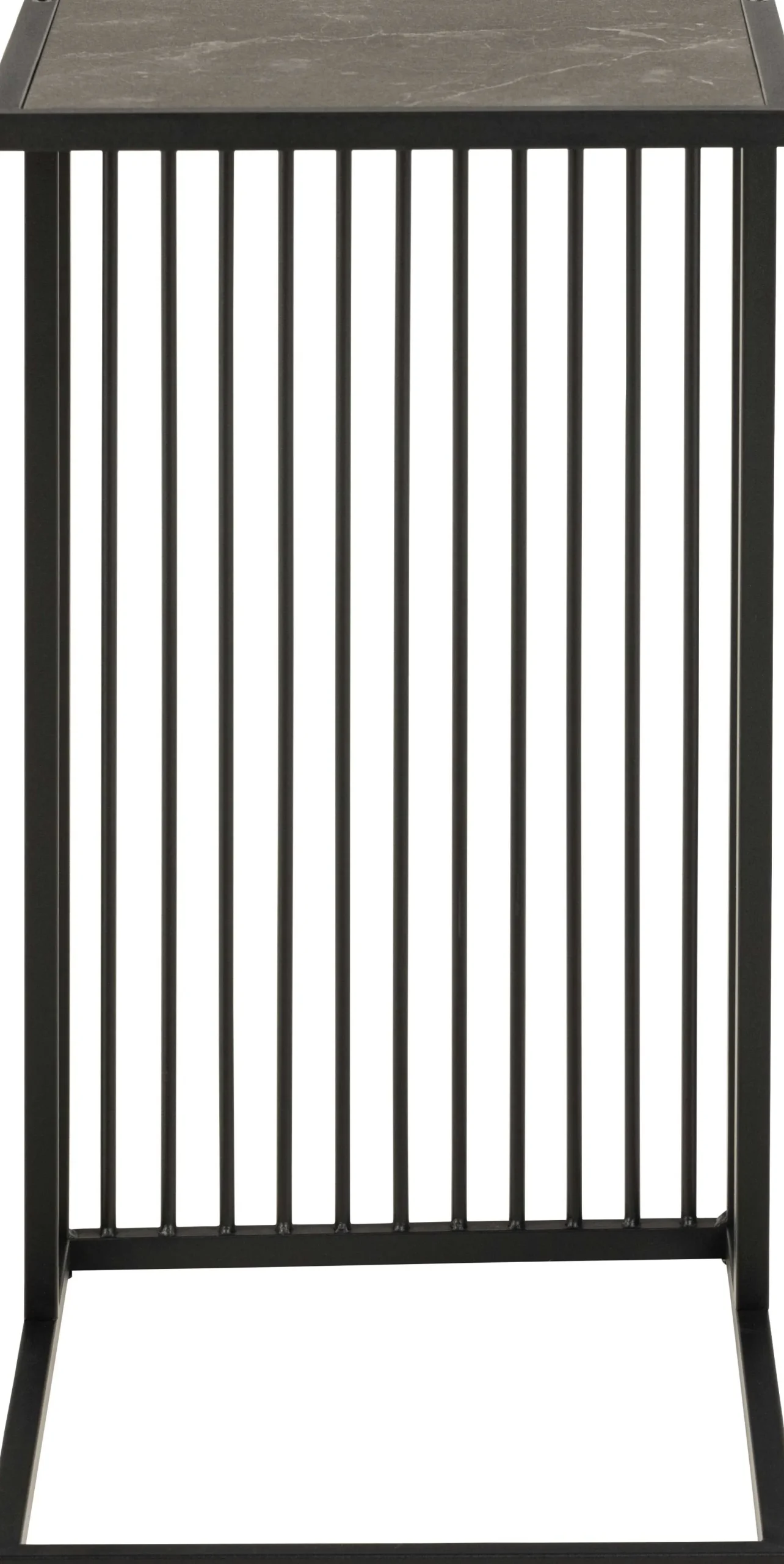 Emob Beistelltisch aus em Marmor, Drahtgestell, 35x43x63 cm