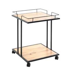 Haku Beistelltisch Berenice - 45x45x60 cm - MDF/Stahl