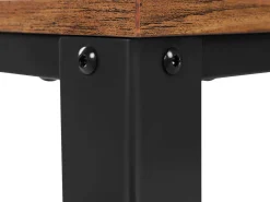 Vasagle Beistelltisch Bill 45x45 1 Ablage - rustikal braun/schwarz