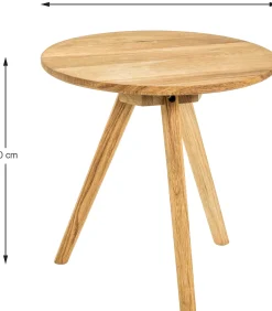 Haku Beistelltisch | Ø40 cm x 40 cm | Eichenholzdesign