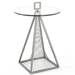 Haku Beistelltisch | Ø45 cm x 57 cm | /Glas